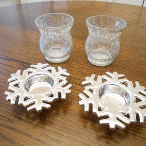 Winter Candle Holders